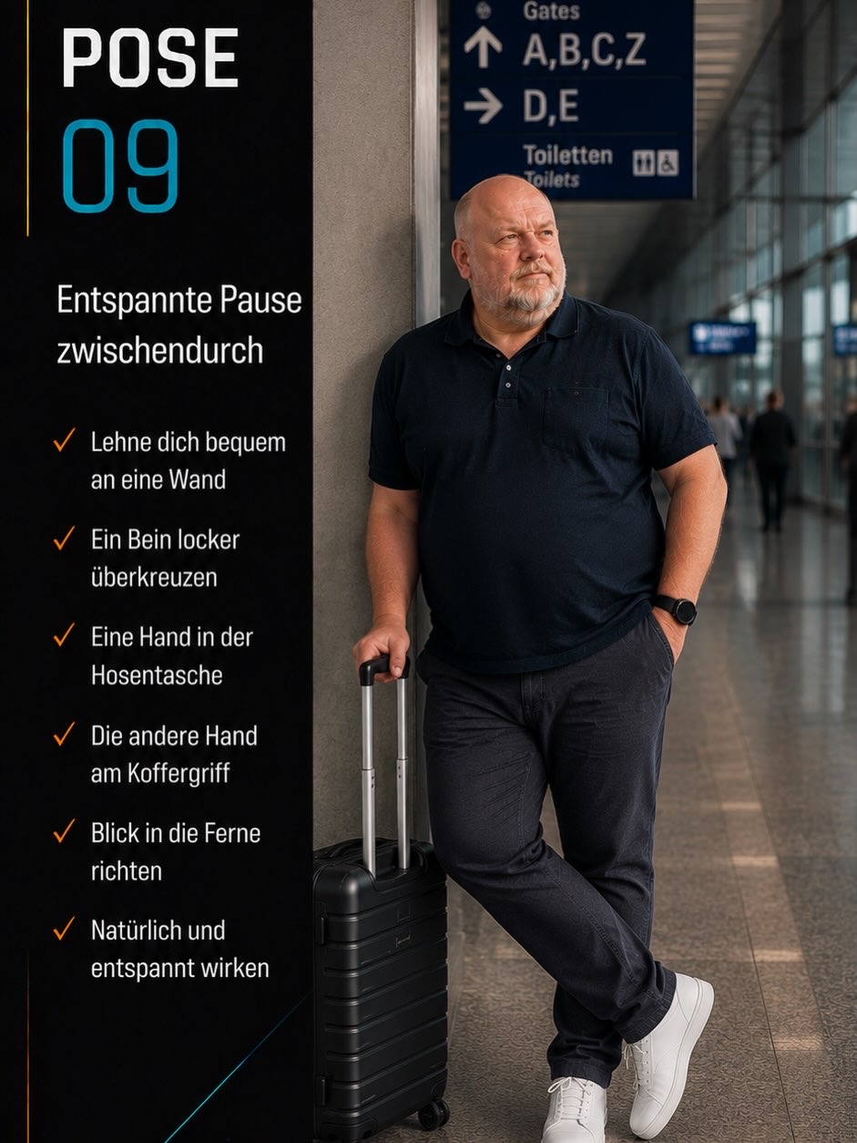 Pose 09: Entspannte Pause zwischendurch