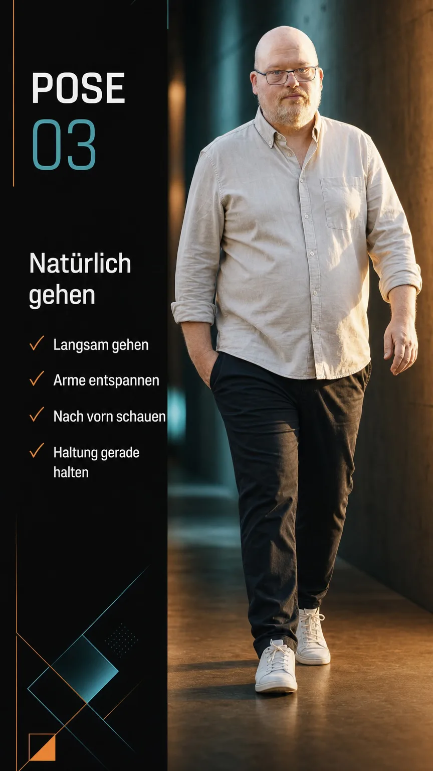 Pose 03: Natürlich gehen